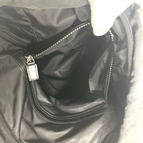 GUCCI Black Canvas Backpack
